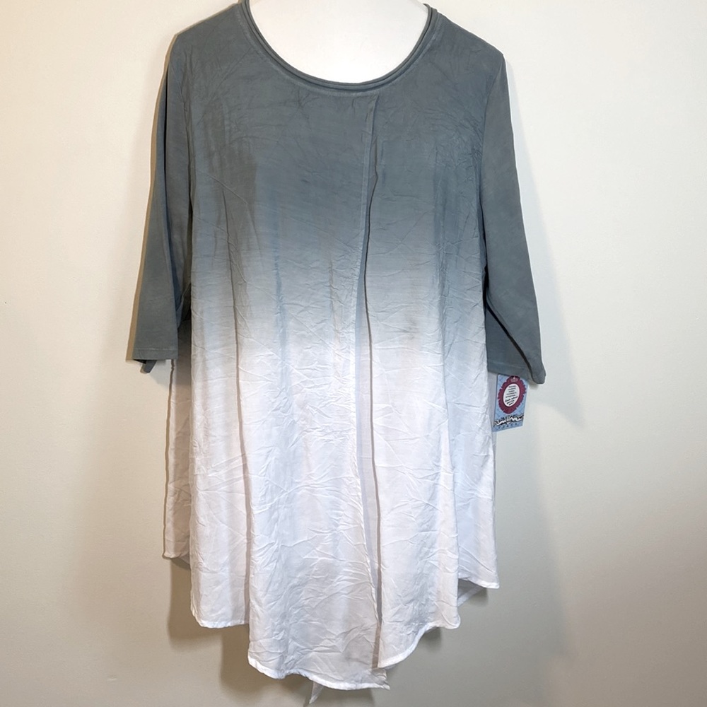 Dip Dye Long Layered T